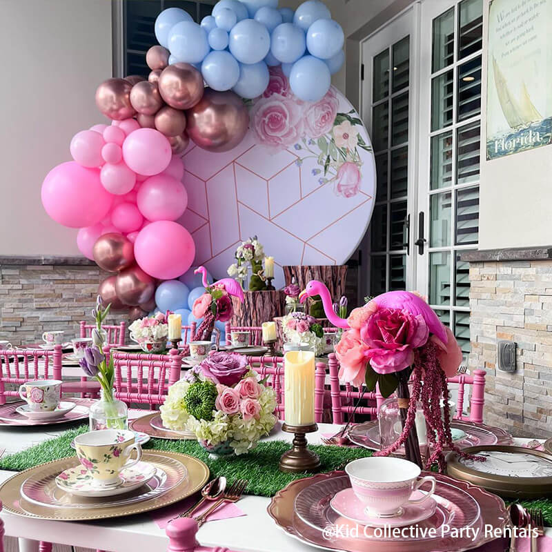 5ft High Feet Aluminum Round Circle Backdrop Stand