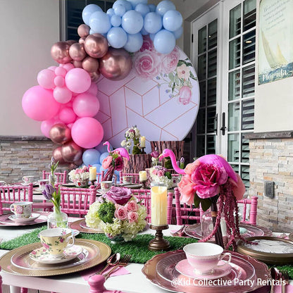 5ft High Feet Aluminum Round Circle Backdrop Stand