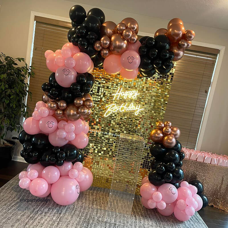 Light Gold Shimmer Sequin Backdrop Wall Panels For Birthday Wedding Baby Shower Bridal