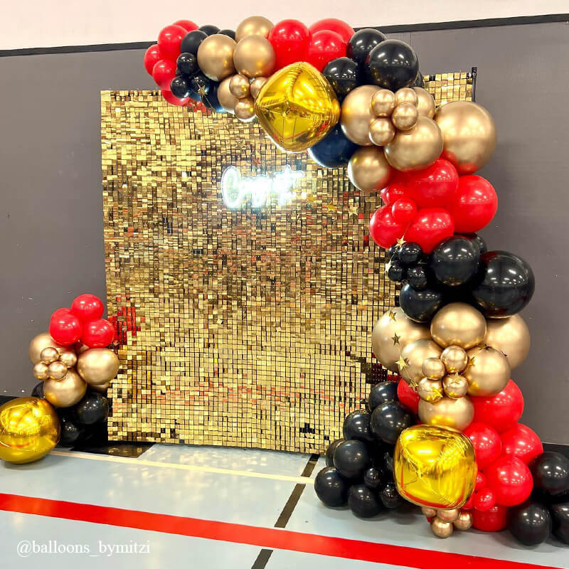 Light Gold Shimmer Sequin Backdrop Wall Panels For Birthday Wedding Baby Shower Bridal