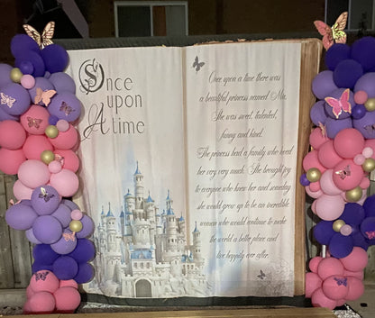 Custom Step And Repeat Fabric Backdrop For Birthday Wedding Party Decoration