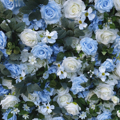 Rolling Up Cloth Curtain Silk Flower Wall For Birthday Wedding Backdrop Decoration Outdoor Event Party Decor Props
