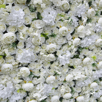 Handmade Artificial Cloth Curtain Silk Flower Wall Wedding Backdrop Decoration Outdoor Event Party Decor Props