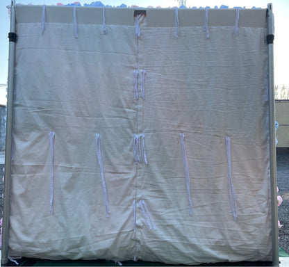 Handmade Artificial Cloth Curtain Silk Blue Flower Wall For Birthday Wedding Backdrop Decoration Outdoor Event Party Decor Props