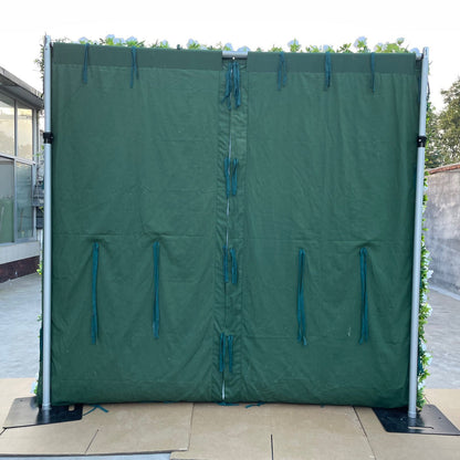Handmade Artificial Cloth Curtain Silk Flower Wall For Birthday Wedding Backdrop Decoration Outdoor Event Party Decor Props