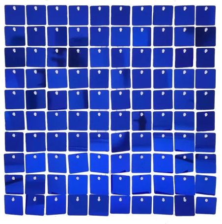 Royal Blue Sequin Shimmer Backdrop Wall Panels For Birthday Wedding Party Event Decoration