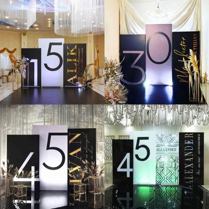 Birthday Baby Shower Bridal Decade Party Decoration Rectangle Arch Backdrop Stand