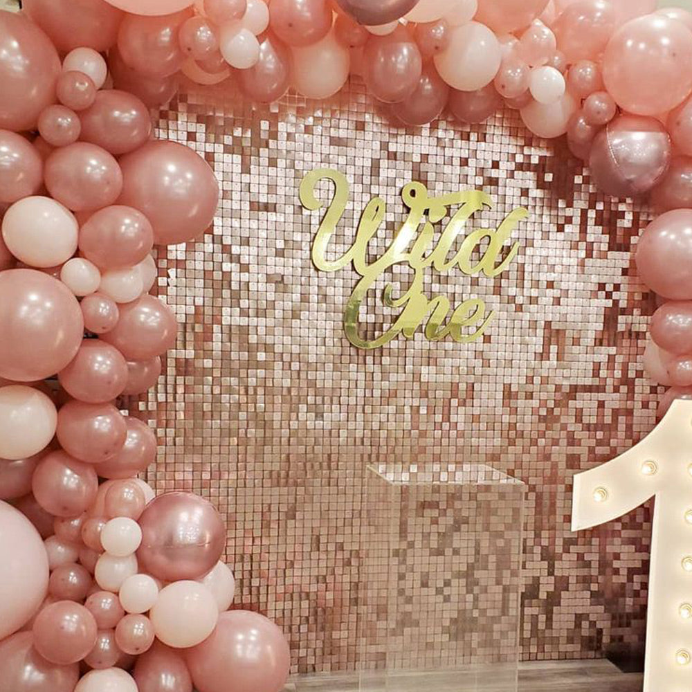 Shimmer Sequin Wall Birthday Party Photo Booth Backdrop- Various colors available Pink Gold Green Sliver White