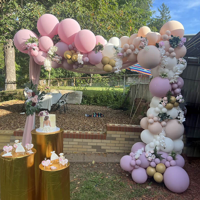 8x7.5ft Baby Showers Birthday Wedding Events Sturdy Portable Balloon Stand