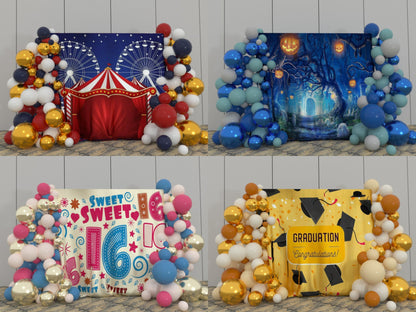 Congratulation Graduate Graduation Party Decoration Fabric Backdrop
