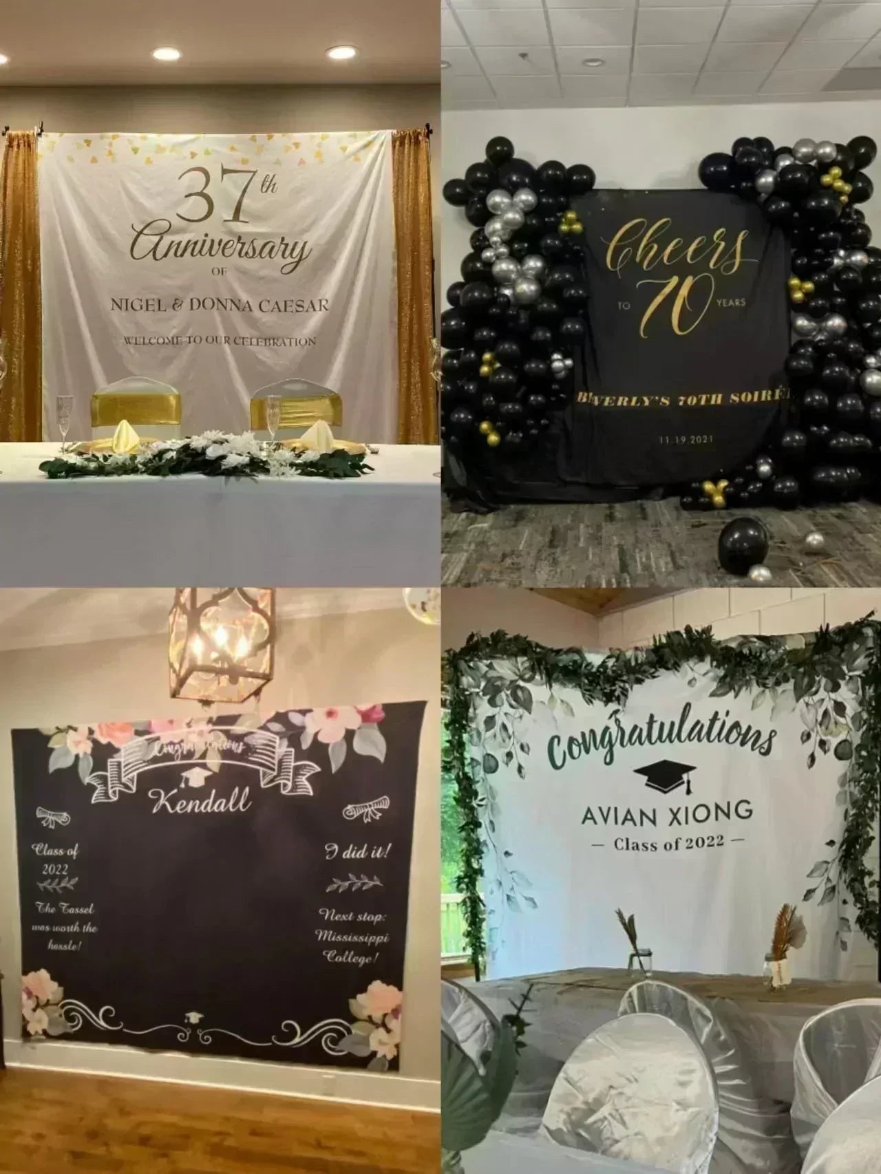 It Was Always You Wedding Decoration Fabric Backdrop