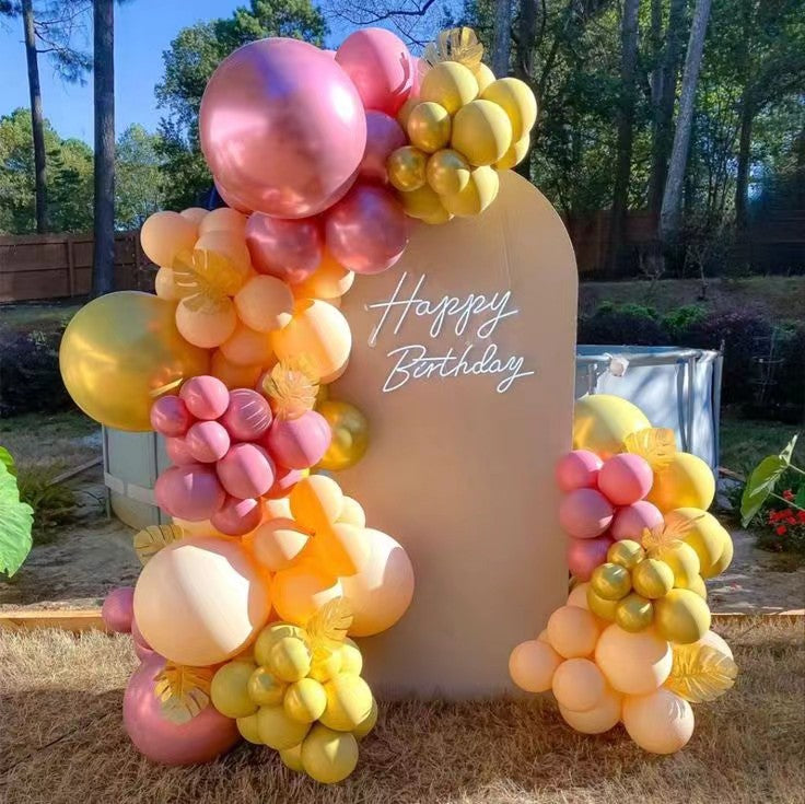 4*7Ft Aluminum Arch Backdrop Stand For Birthday Wedding Party Decoration