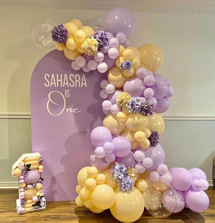 4*7Ft Aluminum Arch Backdrop Stand For Birthday Wedding Party Decoration