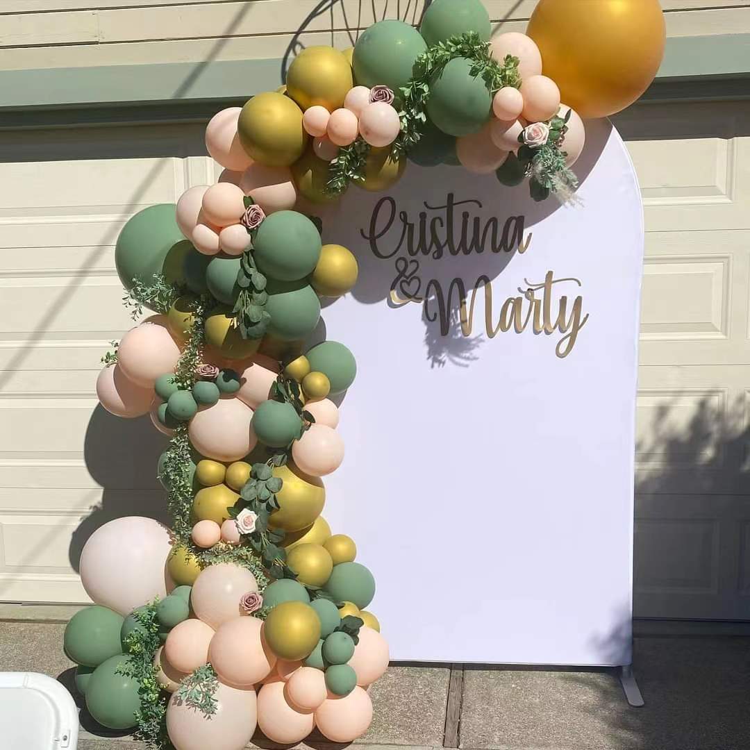 4*7Ft Aluminum Arch Backdrop Stand For Birthday Wedding Party Decoration