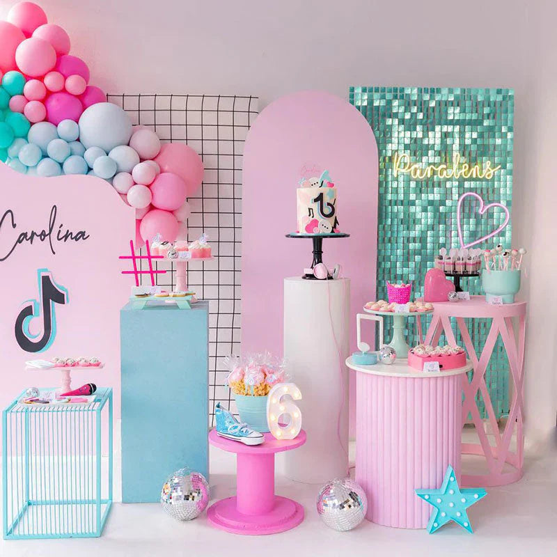 Shimmer Sequin Wall Birthday Party Photo Booth Backdrop- Various colors available Pink Gold Green Sliver White