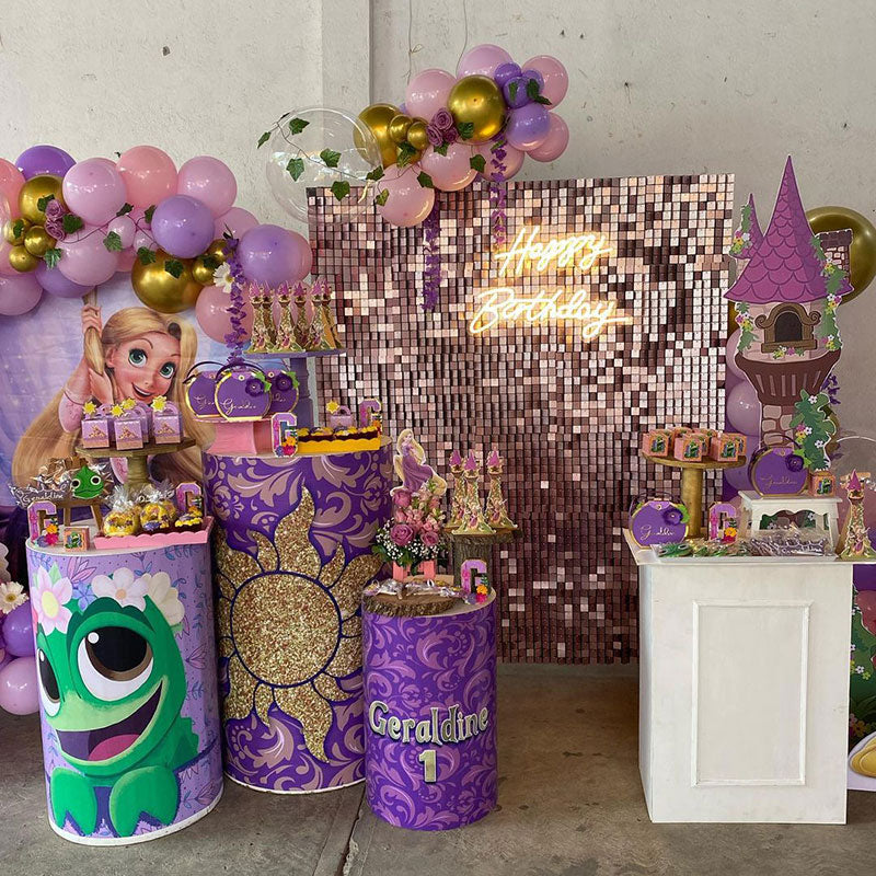 Shimmer Sequin Wall Birthday Party Photo Booth Backdrop- Various colors available Pink Gold Green Sliver White