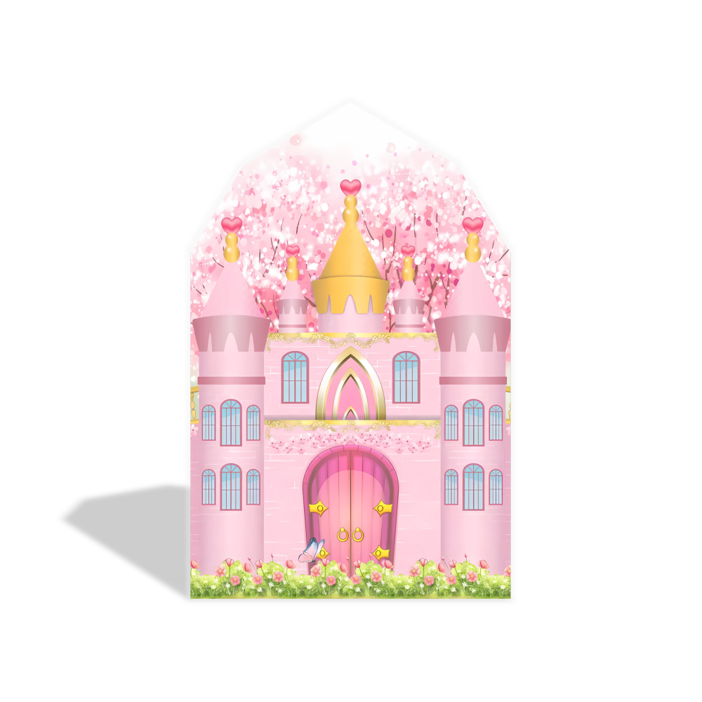 5.25x8.14ft Farm Theme Birthday Baby Shower Party Decoration Barn Arch Backdrop Wall Stand