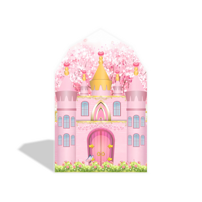 5.25x8.14ft Farm Theme Birthday Baby Shower Party Decoration Barn Arch Backdrop Wall Stand