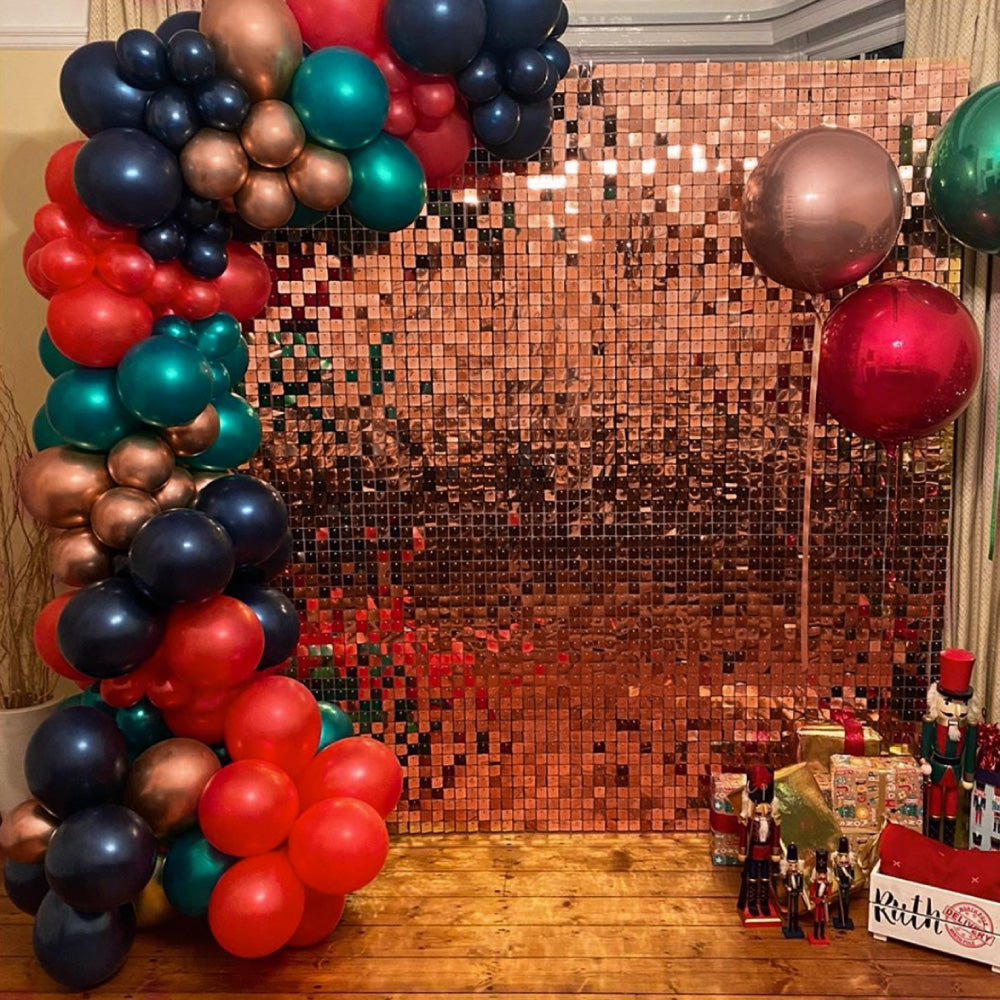 Shimmer Sequin Wall Birthday Party Photo Booth Backdrop- Various colors available Pink Gold Green Sliver White