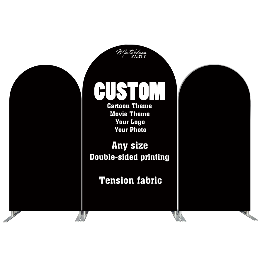 Customization Birthday Wedding Baby Shower Bridal Decade Party Arch Backdrop Wall Cloth Cover