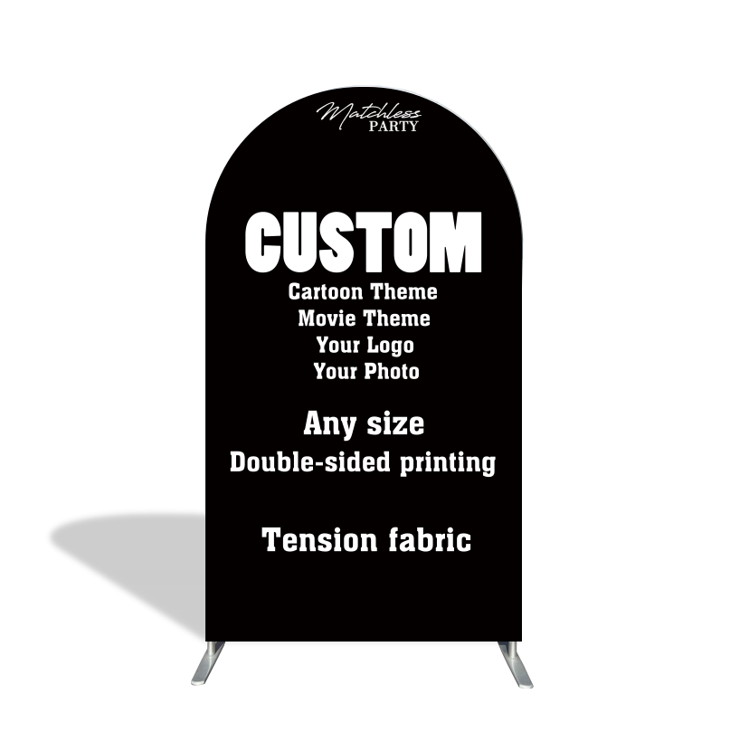Customization Birthday Wedding Baby Shower Bridal Decade Party Arch Backdrop Wall Cloth Cover