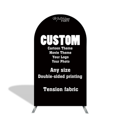 Customization Birthday Wedding Baby Shower Bridal Decade Party Arch Backdrop Wall Cloth Cover