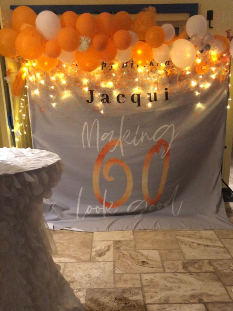 Custom Step And Repeat Fabric Backdrop For Birthday Wedding Party Decoration