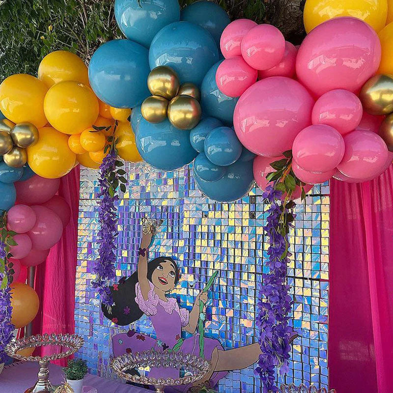 Shimmer Sequin Wall Birthday Party Photo Booth Backdrop- Various colors available Pink Gold Green Sliver White