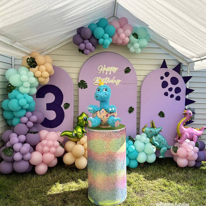 Customization Birthday Wedding Baby Shower Bridal Decade Party Arch Backdrop Wall Cloth Cover