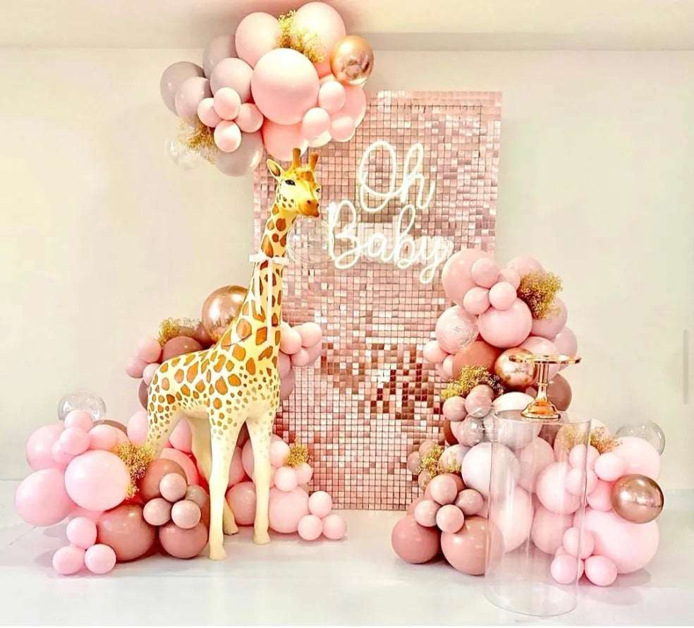 Shimmer Sequin Wall Birthday Party Photo Booth Backdrop- Various colors available Pink Gold Green Sliver White